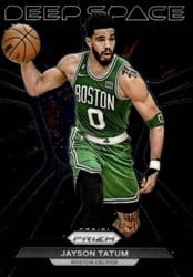 2023-24 Panini Prizm Deep Space Jayson Tatum #10 card