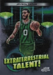 2023-24 Topps Chrome Cosmic Extraterrestrial Talent Jayson Tatum #ET-5 card