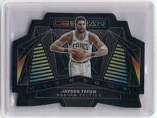 2024-25 Panini Obsidian Vitreous Jayson Tatum #11 card