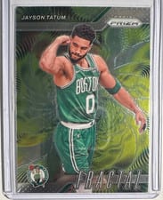 2024-25 Panini Prizm Fractal Jayson Tatum #9 card