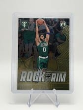 2024-25 Panini Totally Certified Rock the Rim Jayson Tatum #4 card