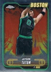 2024-25 Topps Chrome Base Set Jayson Tatum #51 card