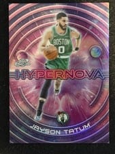 Jayson Tatum 2025-26 Topps Cosmic Chrome Hypernova card