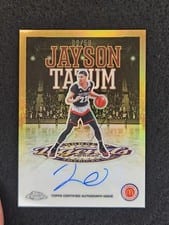 2025 Topps Chrome McDonald's All American Legends Autographs Jayson Tatum #LA-JT card