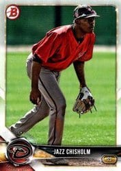 2018 Bowman Draft Base Set Jazz Chisholm #BD-16 card