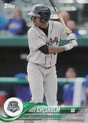 2018 Topps Pro Debut Base Set Jazz Chisholm #153 card