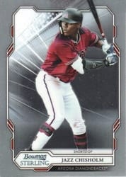 2019 Bowman Sterling Base Set Jazz Chisholm #BPR-6 card