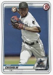2020 Bowman Prospects Jazz Chisholm #BP-72 card