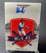 2021 Panini Chronicles America's Pastime Autographs Jazz Chisholm #AP-JC card