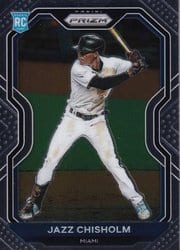 2021 Panini Prizm Base Set Jazz Chisholm #136 card