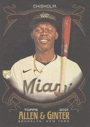 2021 Topps Allen & Ginter X Base Set Jazz Chisholm #231 card