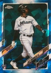 2021 Topps Chrome Sapphire Edition Base Set Jazz Chisholm #538 card