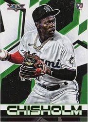 2021 Topps Fire Base Set Jazz Chisholm #40 card