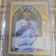 2021 Topps Gypsy Queen Autographs Jazz Chisholm #GQA-JC card