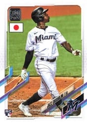 2021 Topps Japan Edition Base Set Jazz Chisholm #152 card