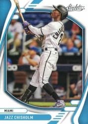 2022 Panini Absolute Base Set Jazz Chisholm #35 card