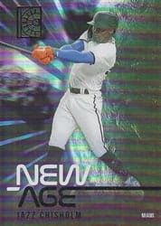 2022 Panini Capstone New Age Jazz Chisholm #NA-7 card