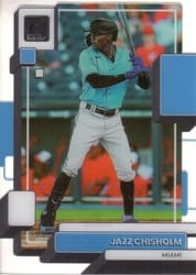 2022 Panini Chronicles Clearly Donruss Jazz Chisholm #50 card