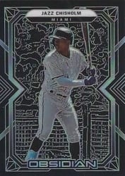 2022 Panini Chronicles Obsidian Jazz Chisholm #41 card
