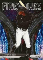 2022 Panini Prizm Fireworks Jazz Chisholm #F-6 card