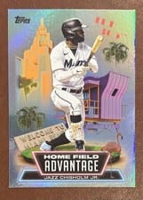 2022 Topps Update Home Field Advantage Jazz Chisholm #HA-25 card