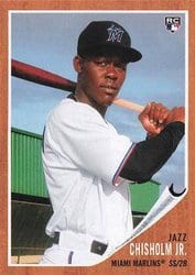 2021 Topps Archives Base Set Jazz Chisholm Jr. #77 card