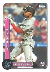 2021 Topps Brooklyn Collection Base Set Jazz Chisholm Jr. #45 card