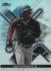 2022 Finest Base Set Jazz Chisholm Jr. #64 card