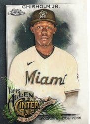 2022 Topps Allen & Ginter Chrome Base Set Jazz Chisholm Jr. #48 card