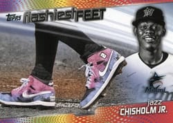 2022 Topps Flashiest Feet Jazz Chisholm Jr. #FF-7 card
