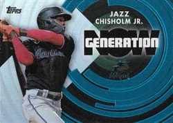 2022 Topps Generation Now Jazz Chisholm Jr. #GN-18 card