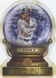 2022 Topps Gypsy Queen Crystal Gazing Jazz Chisholm Jr. #CG-16 card