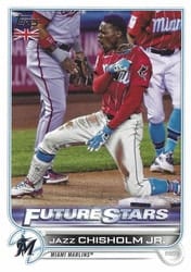 2022 Topps UK Edition Base Set Jazz Chisholm Jr. #6 card