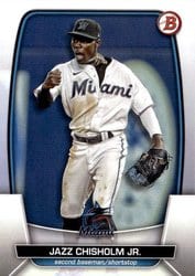 2023 Bowman Base Set Jazz Chisholm Jr. #22 card