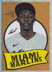 2023 Topps Archives 1969 Team History Foil Jazz Chisholm Jr. #69T-30 card