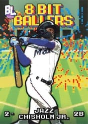 2023 Topps Big League 8-Bit Ballers Jazz Chisholm Jr. #8B-12 card