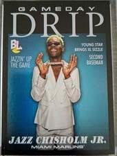 2023 Topps Big League Game Day Drip Jazz Chisholm Jr. #GD-3 card