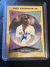 2023 Topps Brooklyn Collection Autographs Jazz Chisholm Jr. #AC-JCJ card