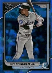 2024 Bowman Chrome Sapphire Edition Base Set Jazz Chisholm Jr. #96 card