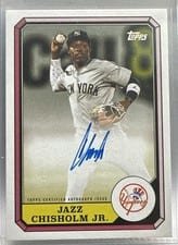 2025 Topps Archives 1987 Topps Boardwalk and Baseball Autographs Jazz Chisholm Jr. #87BBA-JC card