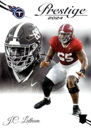 2024 Panini Prestige Base Set JC Latham #316 card