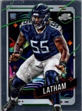 2024 Topps Chrome Cosmic Base Set JC Latham #195 card