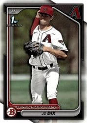 2024 Bowman Draft Base Set JD Dix #BD-35 card