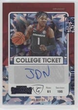 2022 Panini Chronicles Draft Picks Contenders College Ticket Autograph JD Notae #CT-JDN card
