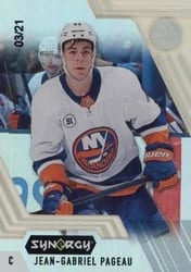 2020-21 Upper Deck Synergy Base Set Jean-Gabriel Pageau #12 card