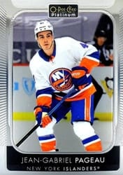 2021-22 O-Pee-Chee Platinum Base Set Jean-Gabriel Pageau #23 card