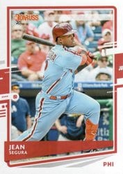 2020 Donruss Base Set Jean Segura #70 card