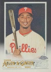 2020 Topps Allen & Ginter Chrome Base Set Jean Segura #280 card
