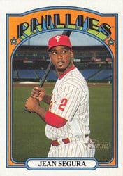2021 Topps Heritage Base Set Jean Segura #338 card