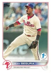 2022 Topps 1st Edition Base Set Jean Segura #178 card